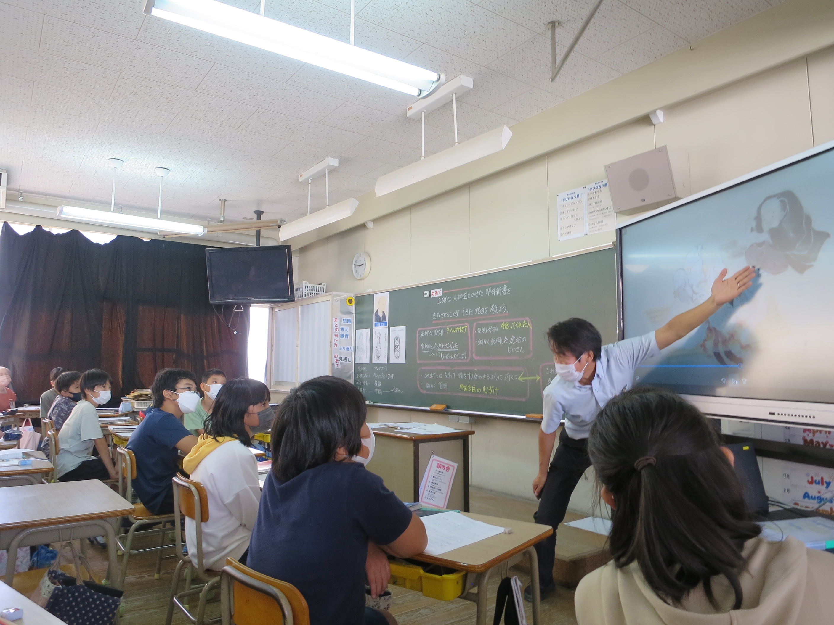 ６年生社会科歴史学習「新しい学問・蘭学」で「わくわく」 | 新宮東小学校